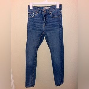 Men’s skinny blue jeans